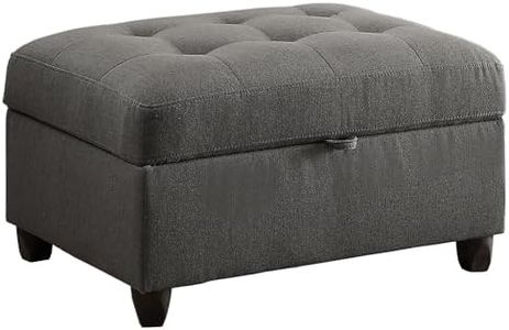 Coaster Stonenesse Storage Ottoman In Gray 500414