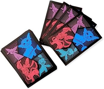 Pokemon Card Sleeves - Sylveon Espeon Glaceon - Evolving Skies Elite Trainer Box - 65 Count Pack - Deck Protectors