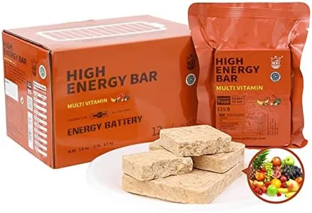 Emergency Food Ration Bars, Multi Vitamin Flavor Survival Tabs Supply for Outdoor Camping Emergency Snowstorm Earthquake Disaster Preparedness Kit With Long Self Life 12 Count，Multi Vitamins