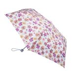 Fulton Umbrellas Superslim-2 L553, Compact & Ultra-Lightweight Umbrella, High Performance Polyester Fabric, 8.6in Closed Length (Petal)