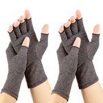 RZJZGZ 2 Pairs Arthritis Gloves Compression Arthritis Pain Relieve Arthritis Symptoms Rheumatoid Osteoarthritis and Carpal Tunnel for Men & Women(Large)