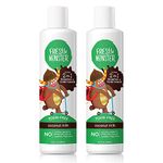 Fresh Monster Toxin-free Hypoallergenic 2-in-1 Kids Shampoo & Conditioner, Coconut, 2 Count