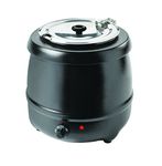 MAZORIA Soup Kettle Warmer Heater (10 L, Black)