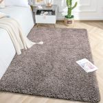 Luxe Home Carpet Super Soft Anti Slip Vegas Rugs for Bedroom, Livingroom (Cocoa, 4x6 Feet)