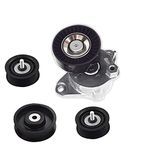 waltyotur Drive Belt Tensioner and 2x Idler Pulleys Kit Replacement for Mercedes Benz C300 CL550 E350 ML350 R350 2722000270 2722021419 272202000