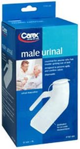 Carex Male Urinal, Pack of 4