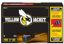 Yellow Jacket 2738 12/3 Heavy-Duty 15-Amp SJTW Contractor Extension Cord, Locking, 100-Feet