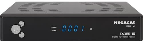 Megasat Satellite Receiver HD 601V4 Black