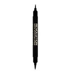 Revolution Beauty London, Thick and Thin Dual Liquid Eyeliner, 1ml