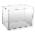 Amtra Nanoscaping - Aquarium Tank 30 Liters - Extra Clear Glass Case 35x28x30 cm - Tank for Goldfish or as a Turtle Tank for Water Turtles with Shock Absorbing Mat Included