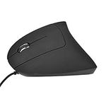 Ergonomic Mouse Left Hand, Rechargeable Silent BT Ergonomic Mouse, Left Handed USB Wired Vertical Gaming Mouse Ergonomic Healthy Wrist Support Mouse for Left Handed Users