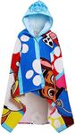 Paw Patrol Hooded Towel 100% Cotton Skye Chase Poncho Kids Beach Towel Boys Bath Towel Girls Swimming Wrap Changing Robe