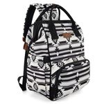 Montana West Wrangler Diaper Bag Backpack Western Baby bag, Black, One Size, Classic