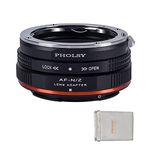 PHOLSY Lens Mount Adapter with Aperture Control Ring Compatible with Sony A Minolta AF Lens to Nikon Z Mount Camera Compatible with Nikon Z fc, Z30, Z9, Z8, Z6, Z7, Z5, Z50