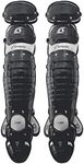 Champion Sports 16.5"L Pro Adult Double Knee Full Wing Shin Guards with Wrap-around Padding and Removable Second Toe - Adult Size