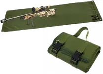 ACOWAY Roll-Up Shooting Mat - Tactical Shooter Mat for Range Rifle Hunting - Outdoor Hunting Accessories - Durable, Non-Slip, Durable Double-Layered Nylon - Green - 76 x 29 inches