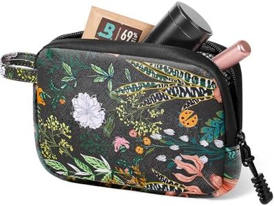 SafeDelux Smell Proof Bag - Odor Proof Container with Activated Carbon Liner & Waterproof Zipper, Portable Scent Proof Pouch for Tobacco, Travel & Outdoor - Full Odor Control (Green)