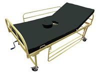 PMPS Semi Fowler Inbuilt Commode Bed with Wheels,Side Railing & Potty Pot for Bed Ridden, Disabled at Home or Hospital- Ivory Size(76 L X 36 WX18 H) inches I (DIY - Self Installation)