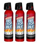 One Chem - 3 x 750g Fire Stop Spray - For Home, Kitchen, Car, Caravan, Camping - 10 in 1 fire extinguisher - Non-toxic