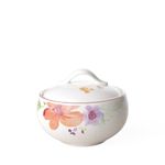 Villeroy & Boch Mariefleur Basic Sugar Bowl, Premium Porcelain, White/Multicoloured