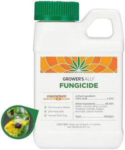 Grower's Ally Fungicide for Plants Concentrate 8 oz | Plant Fungicide Treatment Control for Powdery Mildew, Fungus and More - Trusted by Cultivators for Indoor & Outdoor Use, Makes 5 Gallons