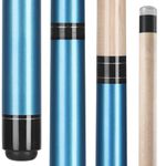 QGF Jump Break Stick Cue, Heavy Hitter Jump Break Cue, 3 Piece Pool Stick 23~25oz (Blue)