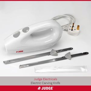 Judge Electric Carving Knife – Stainless Steel Blades