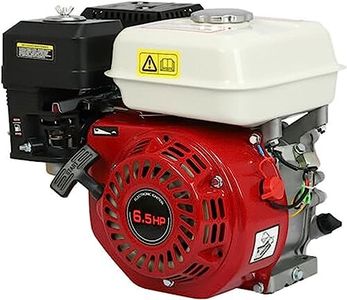 BJTDLLX Gas Engine, 4 Stroke 6.5 HP Go Kart Motor Engine, Single Cylinder Air Cooled Gasoline Motor Engine for Honda GX160 OHV Pull Start, 5mm Shaft Keyway, 20mm Shaft Diameter