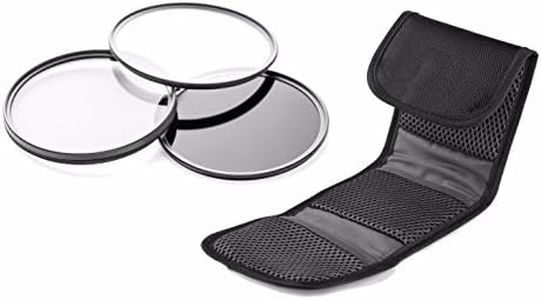 3 Piece Lens Filter Kit for Panasonic Lumix DC-FZ80 (Multi-Coated & Threaded)