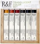 R&F Handmade Paints Pigment Sticks, Translucent Colors, Set of 6-Oil Based Pigment Sticks