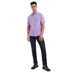 Levi's Men's Solid Slim Fit Shirt (32908-0320_Purple