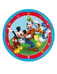 Procos Folat 93822P Disposable Paper Plates FSC Mickey Mouse 23 cm Pack of 8 Multi-Coloured