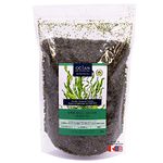 Marine Spirulina (Ao Nori) Seaweed Flakes - 250g - Canadian, Organic and Eco-Friendly Certified - Easy to use Sea Vegetable - Hand harvested - Un Ocean de Saveurs