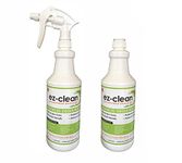 ez-clean Advanced Odor Remover- Highly Concentrated Bio Enzyme - Pet Odor Eliminator for Dog, Cat, and Small Animal Urine - Indoor & Outdoor Use for Any Organic Spills(1 L Spray + Refill)