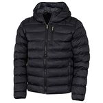 Calvin Klein Mens Woven Jacket - Black/Lime - M