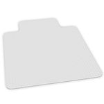 ES Robbins EverLife Anchor Bar Lipped Vinyl Chair Mat for High Pile Carpet, 46 by 60-Inch, Clear