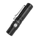 ThruNite Metal 2300 High Lumens Ultra-Bright, USB Rechargeable LED Handheld, CREE XHP 35 LED Flashlights-Neutral White, Black NW, TC15