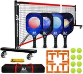 Pickleball Net with Wheels, Drivewa