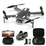 HURSVIE Drone with Camera 1080P HD, RC Quadcopter Foldable Drone for kids 8-12 & Adults, Brushless Motor,One Key Off/Landing,2 Batteries,Toys Gifts for Boys and Girls(Black)