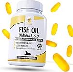 Fish Oil Omega Supplements for Dogs and Cats - 120 Softgels for Pets - Great for Itchy Dry Skin, Allergies & Dandruff • Furever Friendz