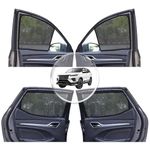 NEODRIFT 'NeoShade' Magnetic Car Sunshades for Toyota Fortuner (UV Protection, Strong Magnetic Grip, Zipper Design, Temperature & Privacy Control) (Model: 2018-2024) (Set of 6)