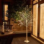 EAMBRITE 6FT White Christmas Tree L