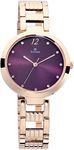 Titan Sparkle Purple Dial Analog Stainless Steel Strap Watch for Women-NS2480WM02