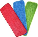 Aroja Mop Pad Microfiber Reusable and Washable Microfiber Spray Dust Cleaning Mop Head Cloth Pads Spray Mop Pad Cleaning Pad Cleaning Cloth Paste Mop Pads Refill (Pack of 3)