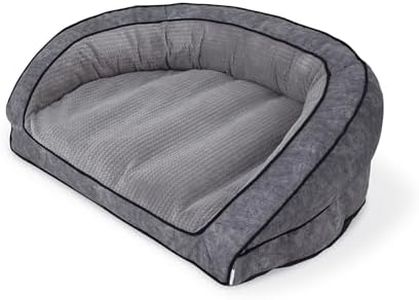 Petmate La-Z-Boy Harper Sofa Large Dog Bed, Grey, 43 x 35in