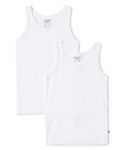 Jockey Boys Vest (Pack of 2) 3320_White_11-12 Yrs