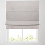 Iona Grey Lined Roman Blind (6ft (183cm))