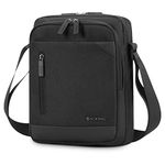 BAIGIO Men's Shoulder Bag Casual Messenger Bag Large Business Cross Body Bag Men Side Satchel Sling Crossbody Bag up to 11 inch iPad for Sports Work Travel Daily, Black