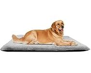 Honsaifau Dog Bed extra Large, Washable Dog Crate Mattress for Puppies, Dogs, and Cats Sleeping, Size 122×76cm Fleece Fluffy Warm Dog Bed Mat for Extra Large Pets