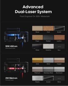 LaserPecker 4 Dual Light Laser Engraver – Portable Precision Cutter